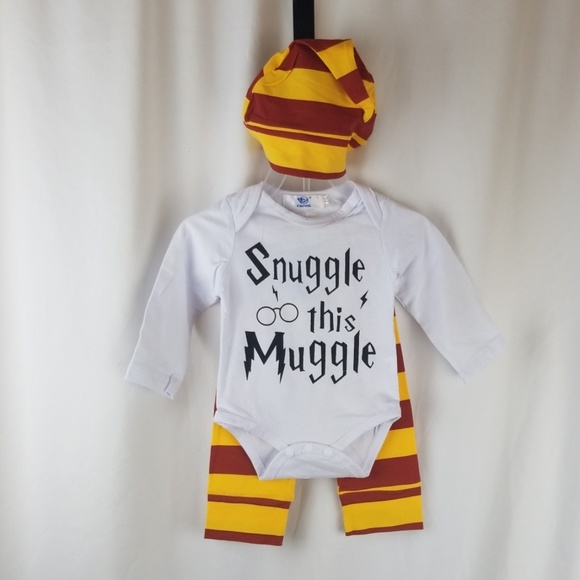 Canis Other - Snuggle this Muggle 3 piece outfit 6-12 months